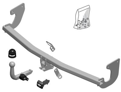 Afneembare trekhaak 596300 Afneembare trekhaak 596300