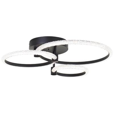 Brilliant Ronde plafondlampAydin zwart - G80746/76