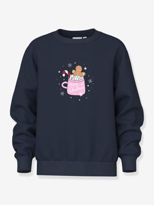 Pyjama katoen meisjes marineblauw