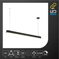 SLV Q-LINE ® 1001309 Hanglamp LED vast ingebouwd Zwart - thumbnail
