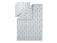 LIVARNO Dekbedovertrek 240 x 220 cm (Bladeren/wit) - thumbnail