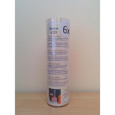 Natura Oorkaarsen naturel nr. 1 6 Stuks