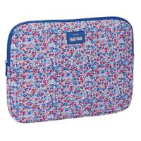Laptophoes Nait Nait Flores coimbra azul Blauw 34 x 25 x 2 cm - thumbnail