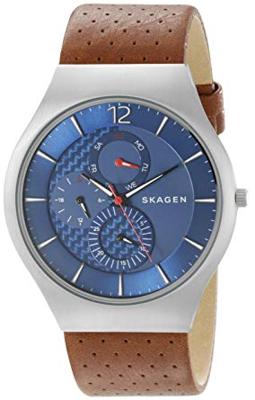 Horlogeband Skagen SKW6161 Leder Bruin 24mm Horlogeband Skagen SKW6161 Leder Bruin 24mm