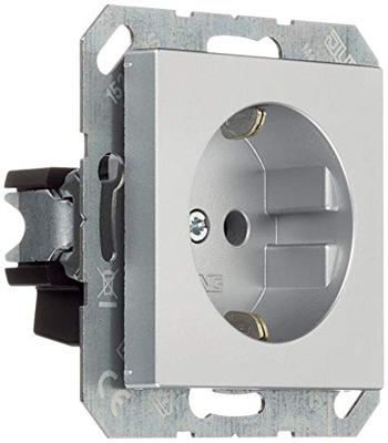 Jung A1520AL Wandcontactdoos Inzetstuk 1-voudig Aluminium 1 stuk(s)