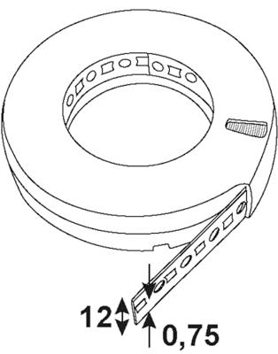 Connex Montageband 12X0,75 10M Vz - HV2910