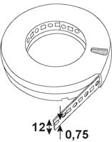 Connex Montageband 12X0,75 10M Vz - HV2910 - thumbnail