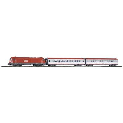 Piko H0 59017 H0 PSCwlan-startset reizigerstrein met diesellocomotief Rh 2016 van de ÖBB Piko H0 59017 H0 PSCwlan-startset reizigerstrein met diesellocomotief Rh 2016 van de ÖBB