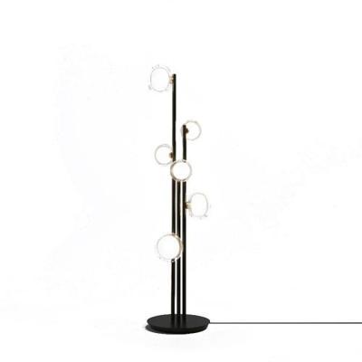 Tooy Nabila Vloerlamp - Zwart - Messing