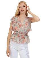 Guess Joandra Top Dames - Maat M - Kleur: Roze | Soccerfanshop - thumbnail