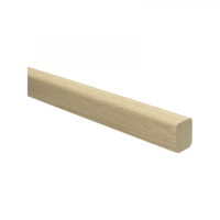 Trapleuning eiken onbehandeld plat 40x30 mm 300 cm - thumbnail