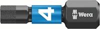 Wera 840/1 IMP DC Impaktor Bits SB SiS Inbus-bit 4 mm Gereedschapsstaal Gelegeerd, Met diamant bedekt D 6.3 1 stuk(s) - thumbnail