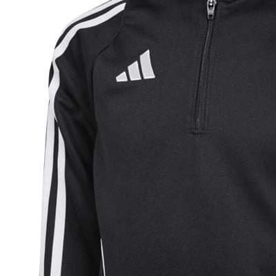 adidas Tiro 24 Trainingstrui 1/4-Zip Kids Zwart Wit adidas Tiro 24 Trainingstrui 1/4-Zip Kids Zwart Wit