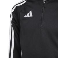 adidas Tiro 24 Trainingstrui 1/4-Zip Kids Zwart Wit - thumbnail