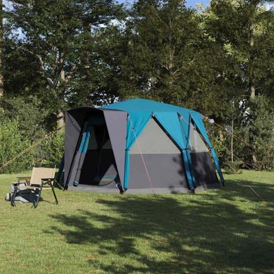 Huisje Tent met dak met opslag Blauw 425 x 396 x 222 cm