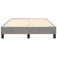 Boxspringframe fluweel lichtgrijs 120x200 cm - thumbnail