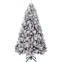 Kerstboom Home ESPRIT Groen PVC Metaal Besneeuwd 132 x 132 x 210 cm - thumbnail