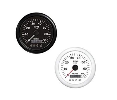 Relojes cuentavueltas y horarios RECKY07213 - CUENTAVUELTAS C/4 LED ALARMA 0/7000RPM N