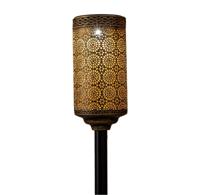 Anna's Collection Solar fakkel metaal 9 x 9 x 60 cm antiek goud - thumbnail