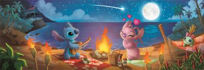 Clementoni Panorama Puzzel Disney Stitch 1000 Stukjes - thumbnail