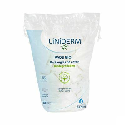 Gilbert Pads Bio Rechthoek Katoen 8x10cm Zakje 180
