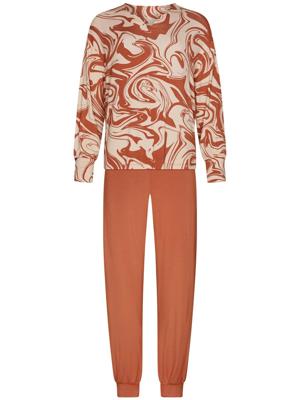 Organische oranje pyjama Pastunette