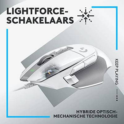 Logitech G G502 X Wit Gaming muis - thumbnail