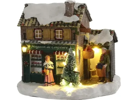 Confiture shop battery operated l18xb13xh16cm Kerst Luville - Luville