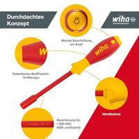 Wiha schroevendraaier SoftFinish electric zeskantdopsleutelset, 5-delig 29466 - thumbnail