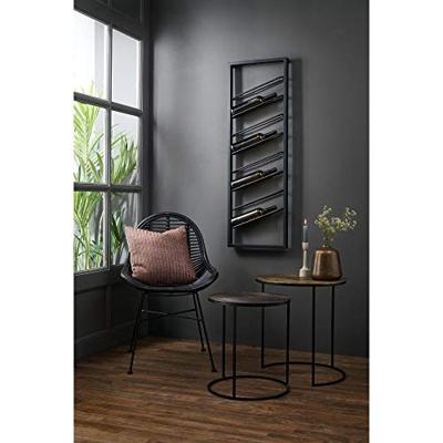 Light & Living Wijnrek Amore - Zwart - 8 Flessen