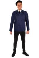 Boeren jas blauw - thumbnail