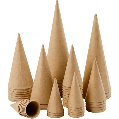 Creativ Company Kegels, h: 8-20 cm, d 4-8 cm, 50 stuk/ 1 doos