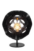 Lucide HANNELORE - Tafellamp - Ø 25 cm - 1xE27 - Zwart - thumbnail