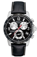 Horlogeband Certina C610007730 / C536.7029.42.65 Leder Zwart 20mm - thumbnail