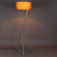 Dutchbone Vloerlamp 'Murphy' 150cm, kleur Beige - thumbnail