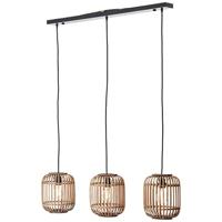 Brilliant 93778/20 Woodrow Hanglamp E27 60 W Lichtbruin - thumbnail