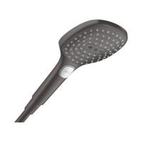 Hansgrohe Handdouche Raindance Select E 120 3jet Geborsteld Zwart Chroom - thumbnail