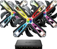 ZM-SF120A3 - Ventilatorhuis - 120 mm - Z-Sync ARGB - 3-pak incl. Z-Sync controller - zwart - thumbnail