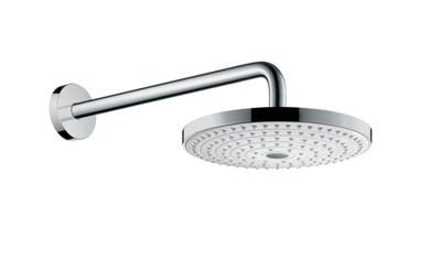 Hansgrohe Raindance Select S hoofddouche 240 2jet met douche-arm, wit/chroom Hansgrohe Raindance Select S hoofddouche 240 2jet met douche-arm, wit/chroom