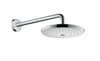 Hansgrohe Raindance Select S hoofddouche 240 2jet met douche-arm, wit/chroom - thumbnail