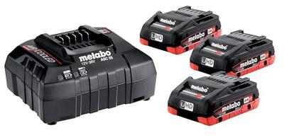 Metabo Basis-Set 3 x LiHD 4.0 Ah accu&apos;s | Pick+Mix - 685132000