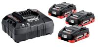 Metabo Basis-Set 3 x LiHD 4.0 Ah accu&apos;s | Pick+Mix - 685132000 - thumbnail