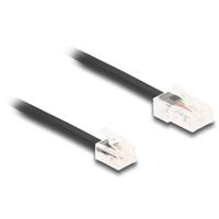 DeLOCK Telephone Cable RJ45 plug to RJ11 plug black 2 m - thumbnail