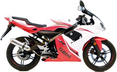 LeoVince Uitlaat x-fight onderlangs | yamaha tzr