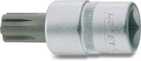 HAZET Dopsleutelbit 991-9 · 1/2 inch (12,5 mm) vierkant hol · Binnenspieprofiel Ribe-CV · SW M9 - thumbnail