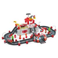 Écoiffier Ecoiffier abrick bouwset - brandweer speelton met deksel als speelbasis - accessoires voor mini-stad - vanaf 18 mnd - 117 dlg. - thumbnail
