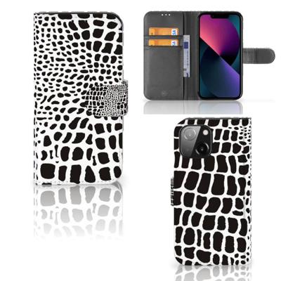 iPhone 13 Mini | Telefoonhoesje | Met pasjeshouder | Slangenprint