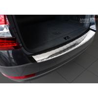 RVS Bumper beschermer passend voor Skoda Octavia III Kombi Facelift 2017- 'Ribs' AV235789 - thumbnail