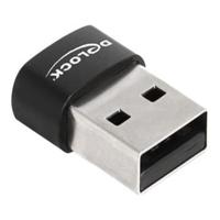 Delock USB 2.0 Adapter [1x USB-A 2.0 stekker - 1x USB-C bus] 60002 - thumbnail