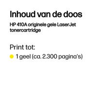 HP Toner 410A Origineel Geel 2300 bladzijden CF412A - thumbnail